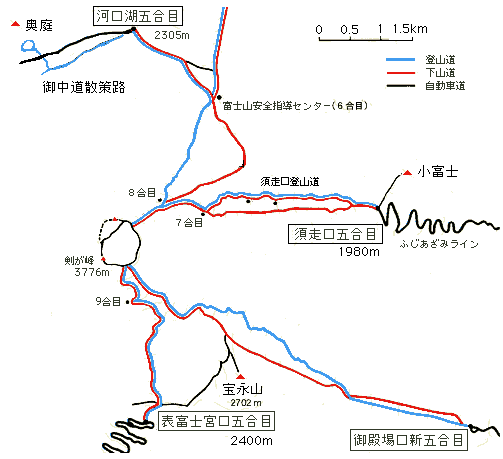 富士散策路地図